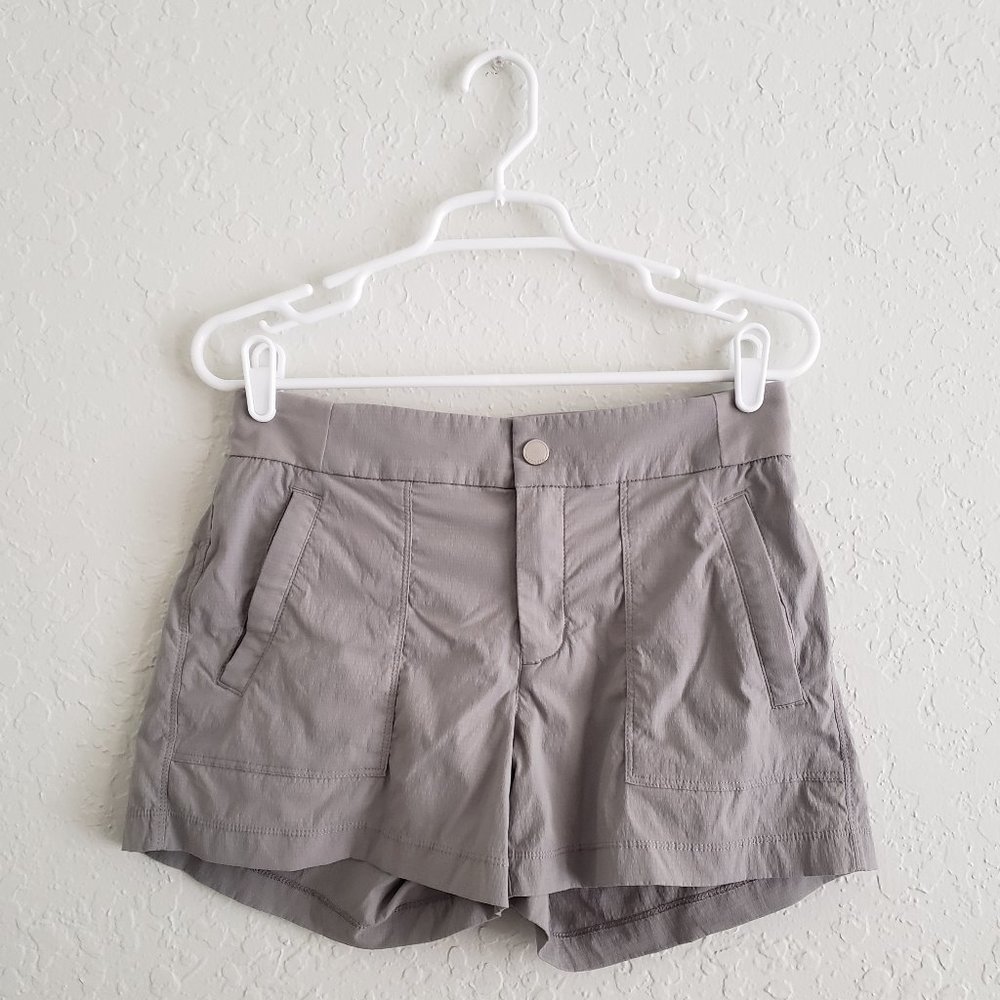 Athleta Light Gray Athletic Shorts